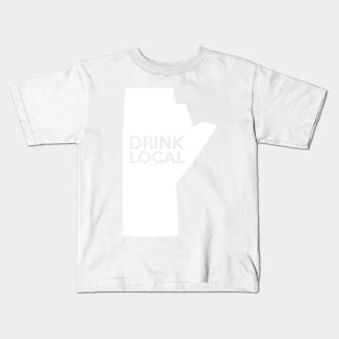 Manitoba Drink Local MB Kids T-Shirt